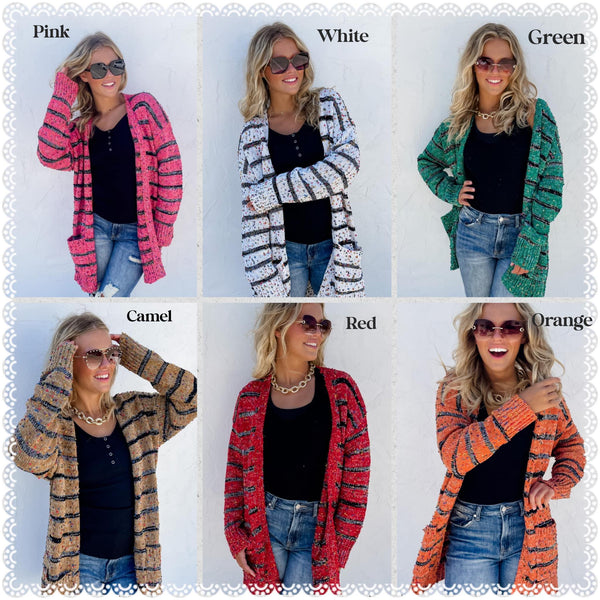 Stripe Miley Dot Cardigans