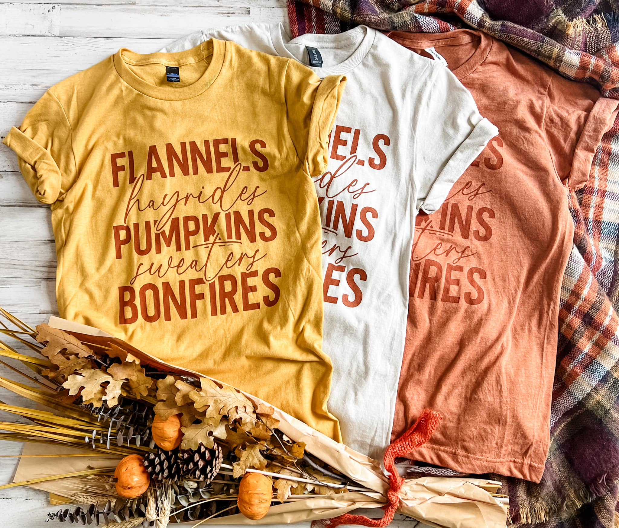 Hayrides fall tee