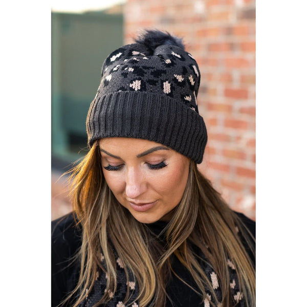 Fiona Leopard Hat