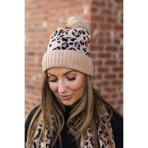 Fiona Leopard Hat