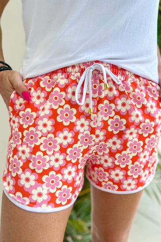 Far out Floral Everyday shorts