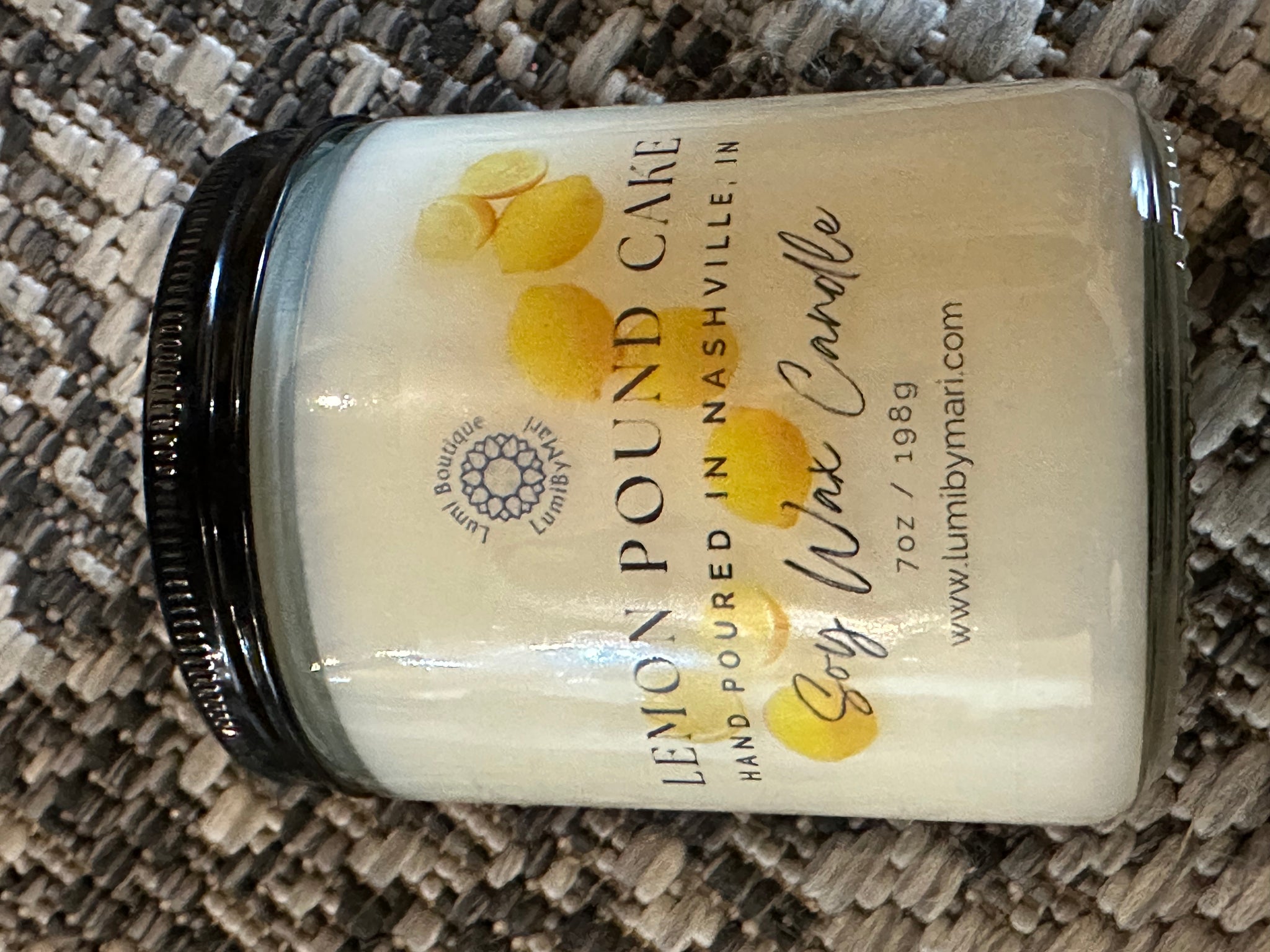 Lemon Pound Cake Candle