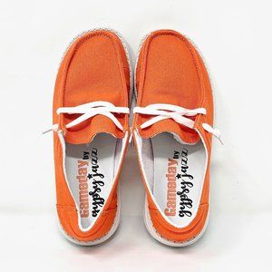 Very G Gypsy Jazz Orange Game Day Fashion Sneakers