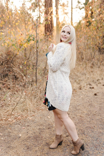 Copy of A Little Slice Of Heaven Ivory Cardigan