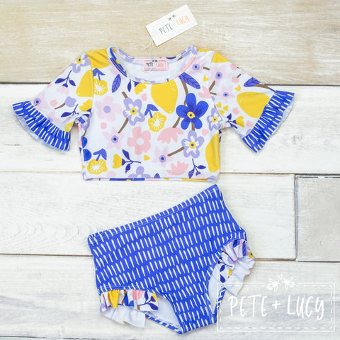 Lemon Twist Two Piece Swim