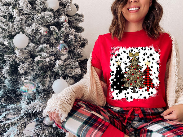 Christmas dots tee