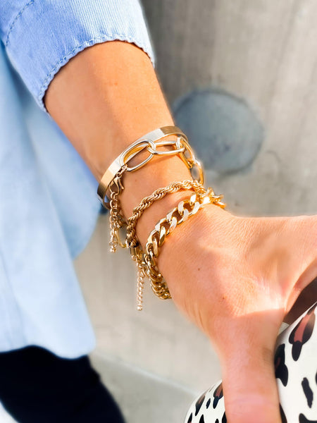 Chain Bracelet Stack