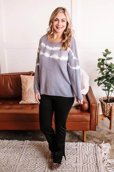 Dye For You Knit Sweater In Lilac