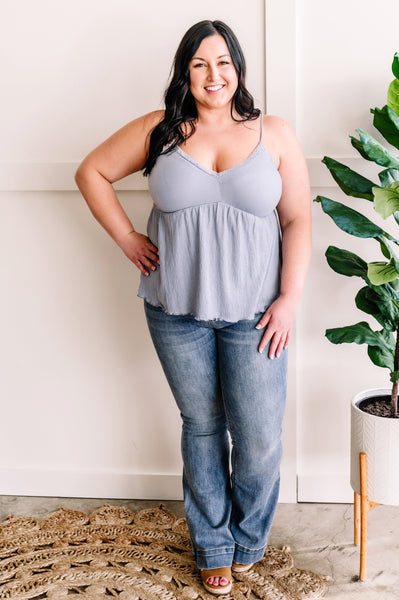 Soft Lace Periwinkle Cami Top