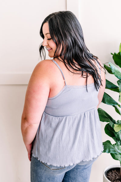 Soft Lace Periwinkle Cami Top