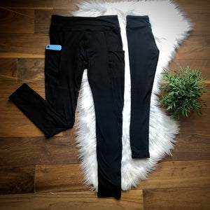 Kids Black Leggings