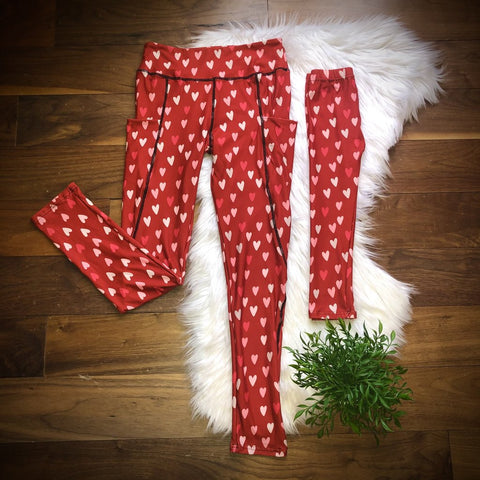 Kids Heart Leggings