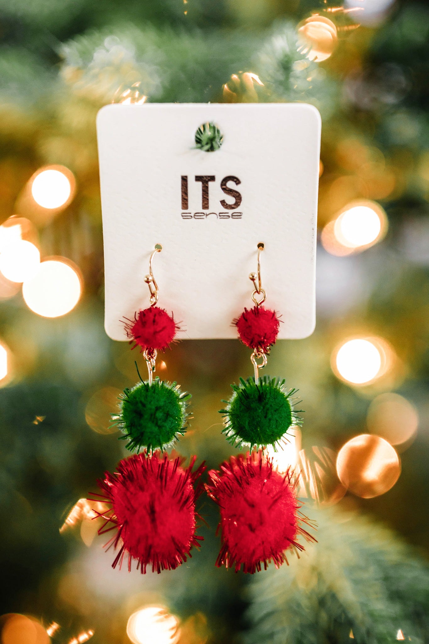 11.24 Pom Pom Earrings In Christmas Day 11.24