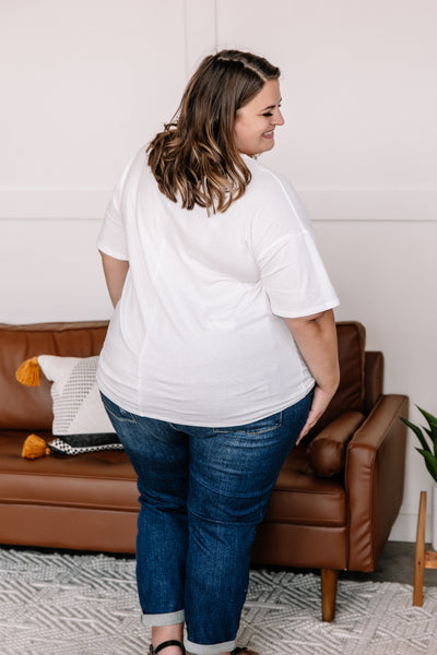 Meet Me At The Pumpkin Patch Boyfriend Top