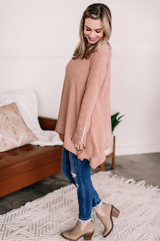OUTLET - The Less I know Crochet Trim Tunic - Large