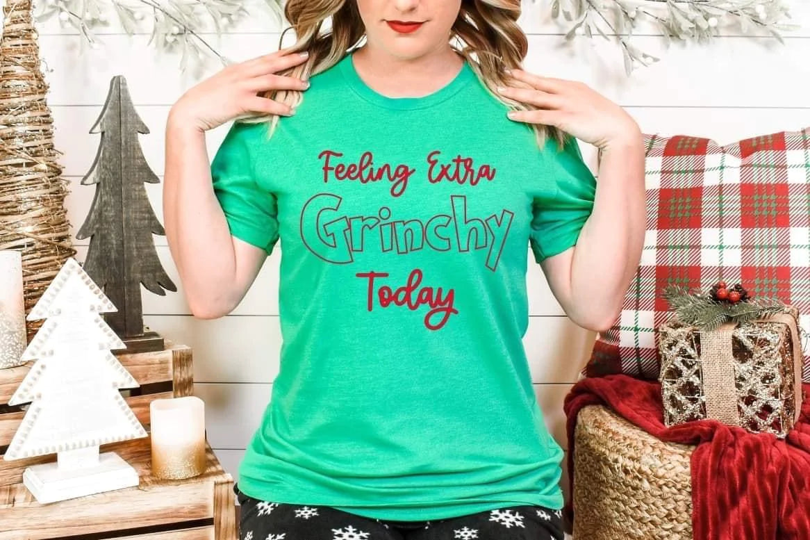 Feeling extra grinchy tee