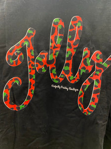 Perfectly Paisley red/green cheetah Jolly tee