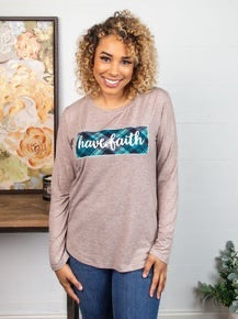 Have faith LS tee